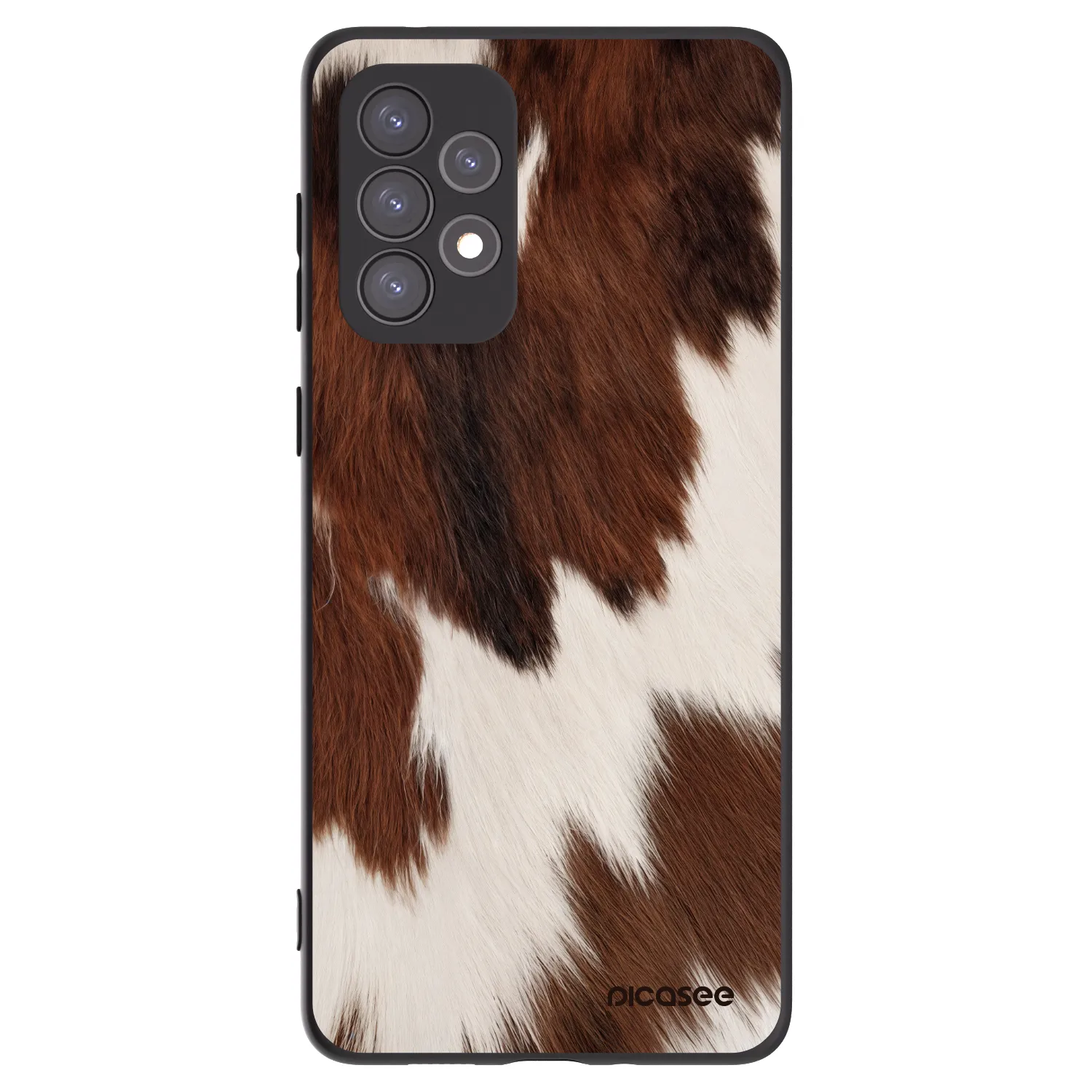 Picasee silikonowe czarne etui na Samsung Galaxy A73 5G - Rustica