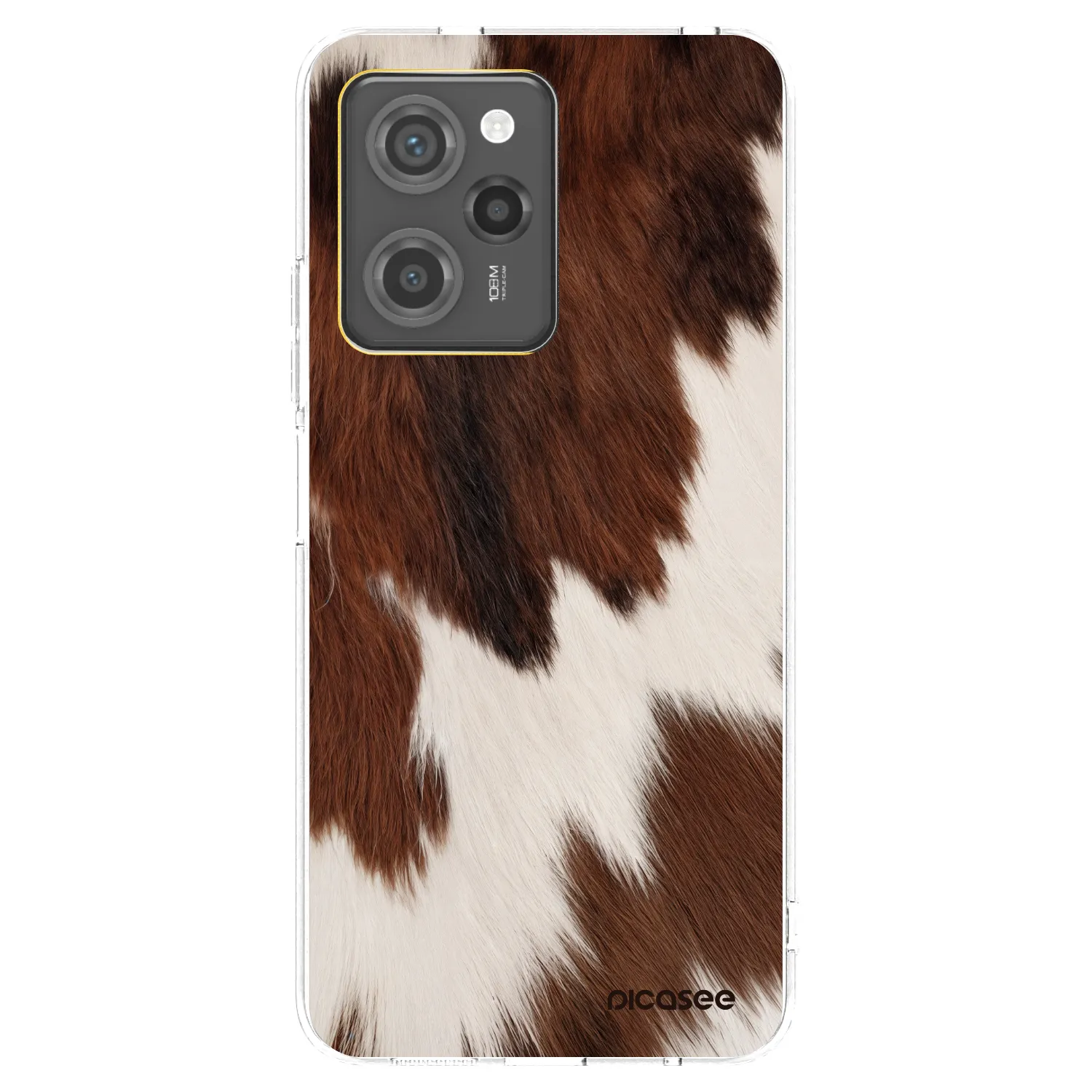 Picasee silikonowe czarne etui na Xiaomi Poco X5 Pro - Rustica