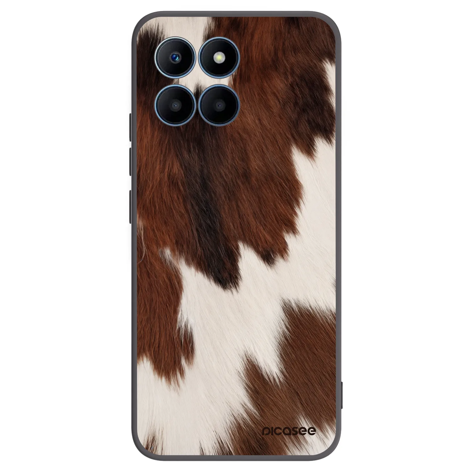 Picasee silikonowe czarne etui na Honor 70 Lite - Rustica