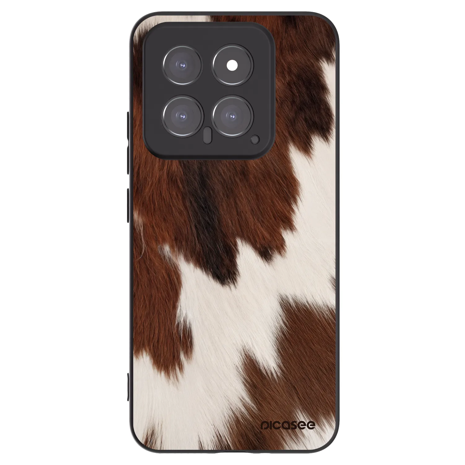 Picasee silikonowe czarne etui na Xiaomi 14 - Rustica