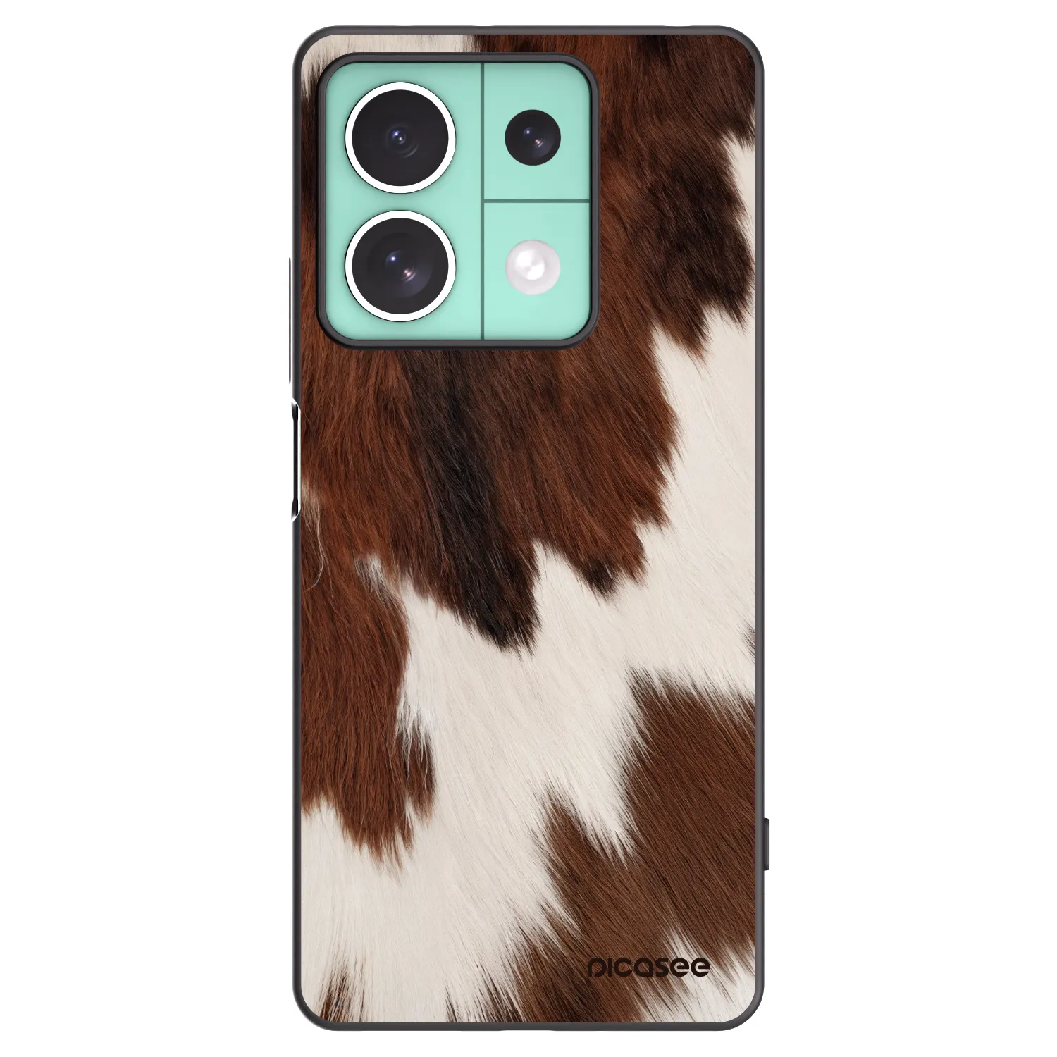Picasee silikonowe czarne etui na Xiaomi Redmi Note 13 5G - Rustica