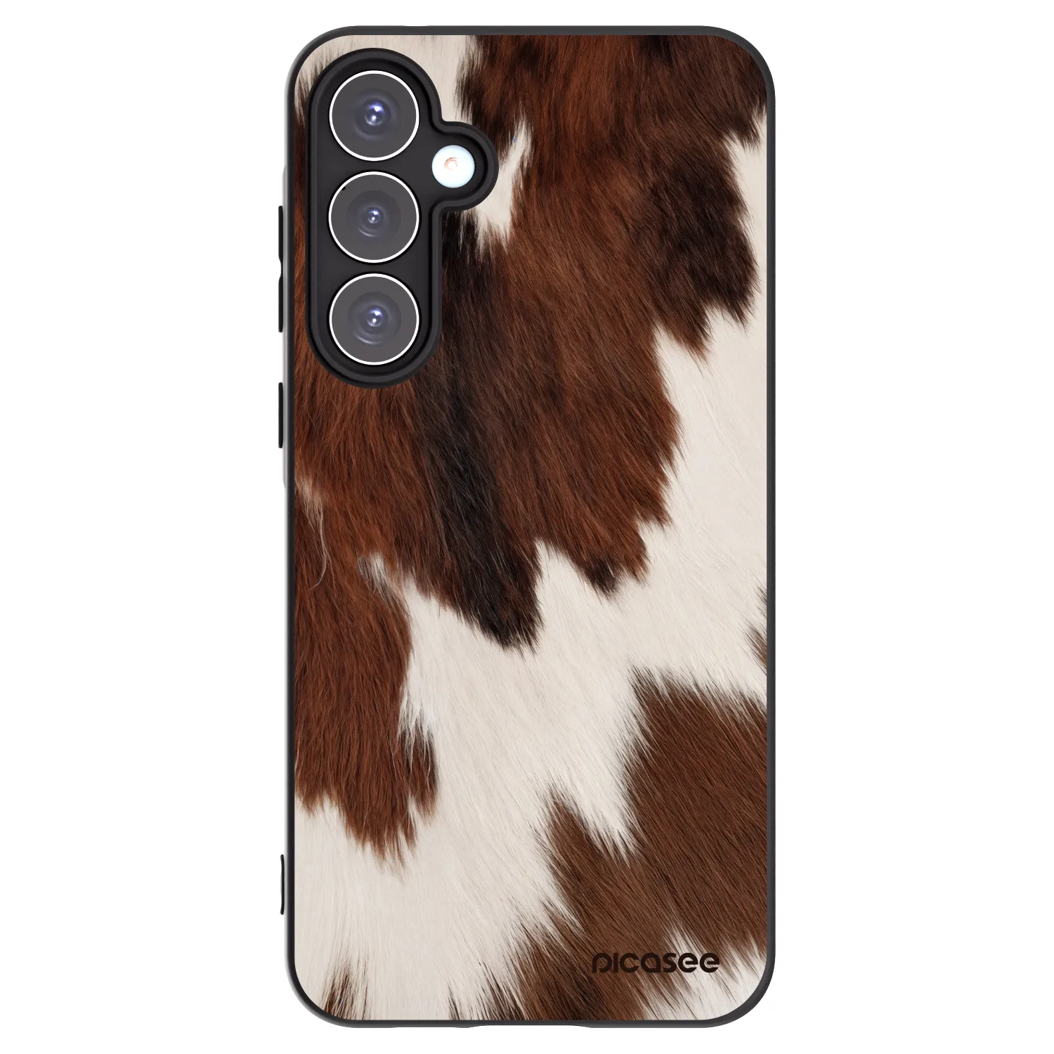 Picasee silikonowe czarne etui na Samsung Galaxy A55 5G A556B - Rustica