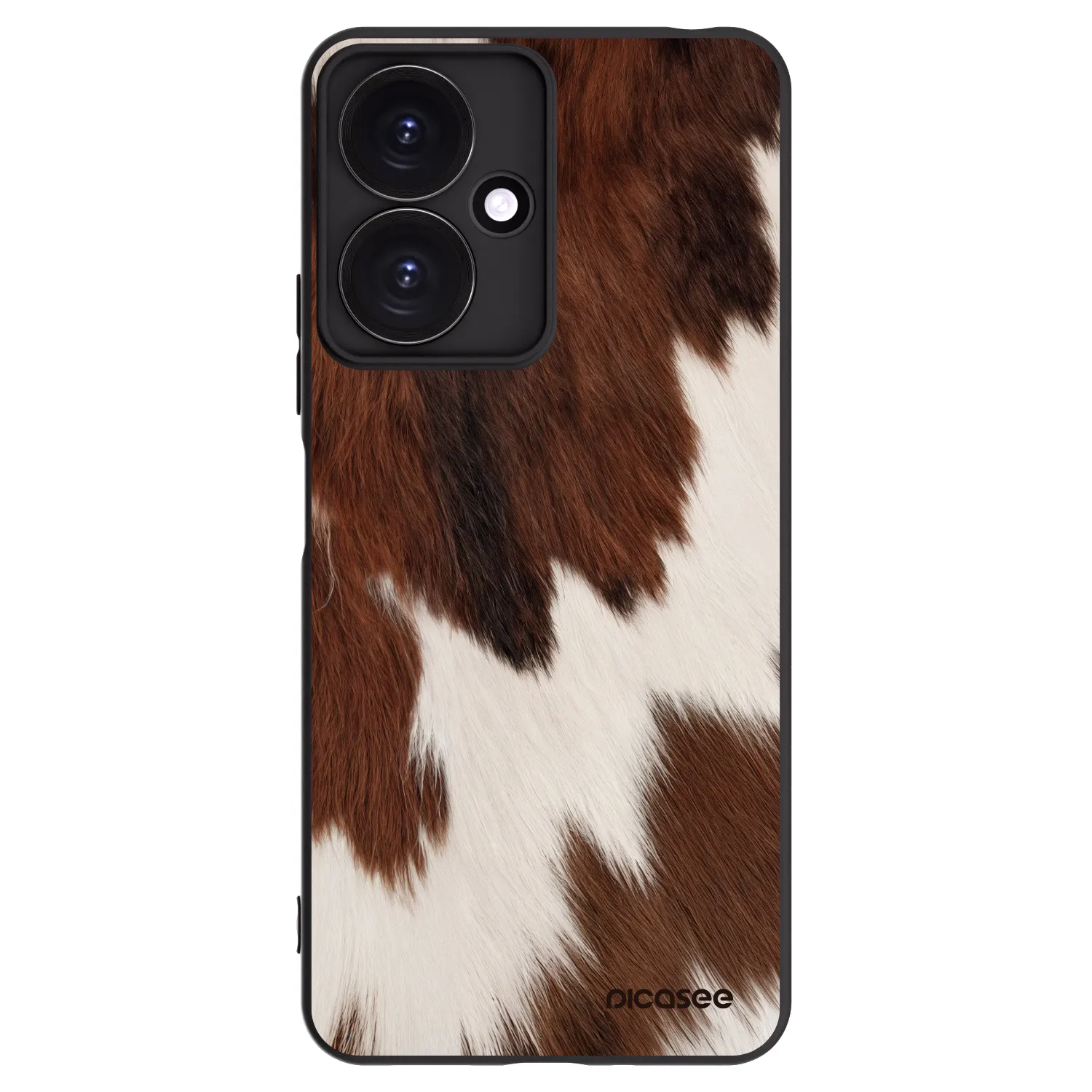 Picasee silikonowe czarne etui na Xiaomi Redmi 13C 5G - Rustica