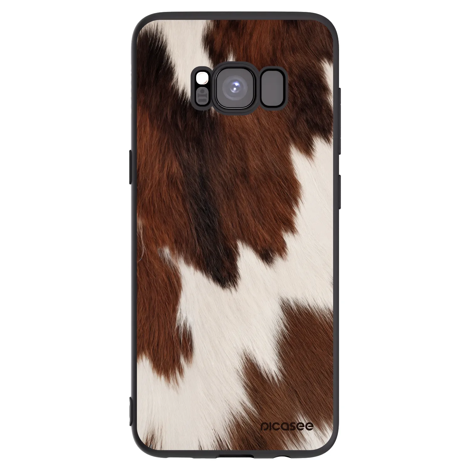 Picasee silikonowe czarne etui na Samsung Galaxy S8 G950F - Rustica