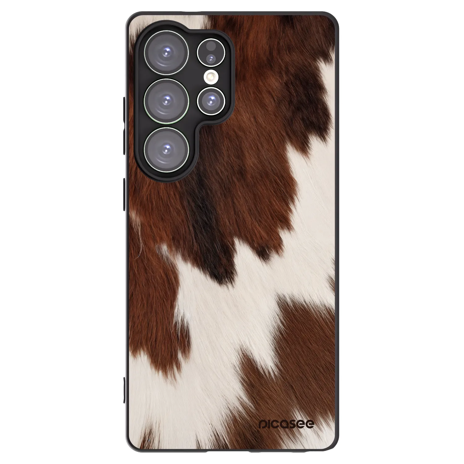 Picasee silikonowe czarne etui na Samsung Galaxy S25 Ultra 5G - Rustica