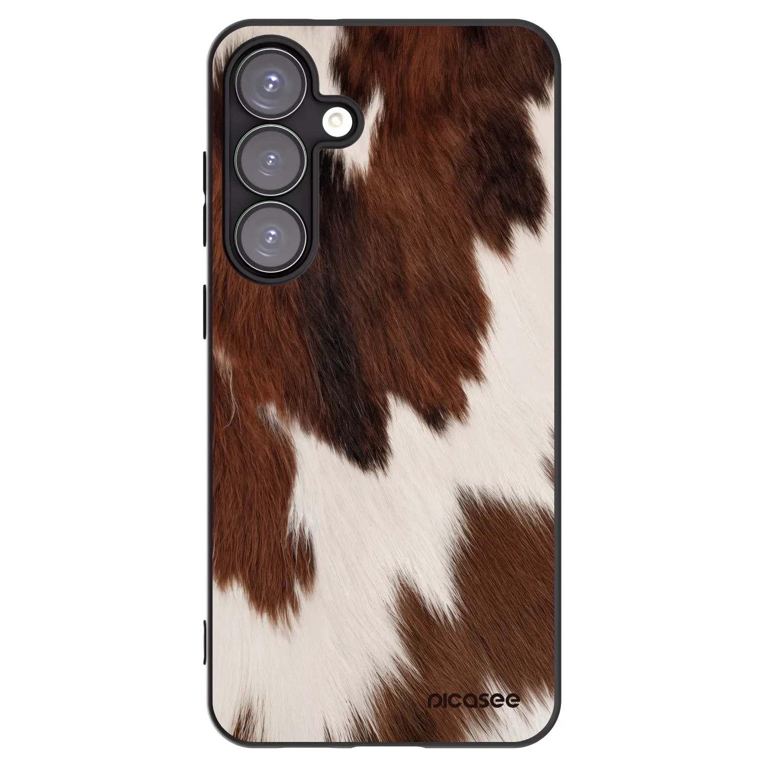 Picasee silikonowe czarne etui na Samsung Galaxy S25+ 5G - Rustica