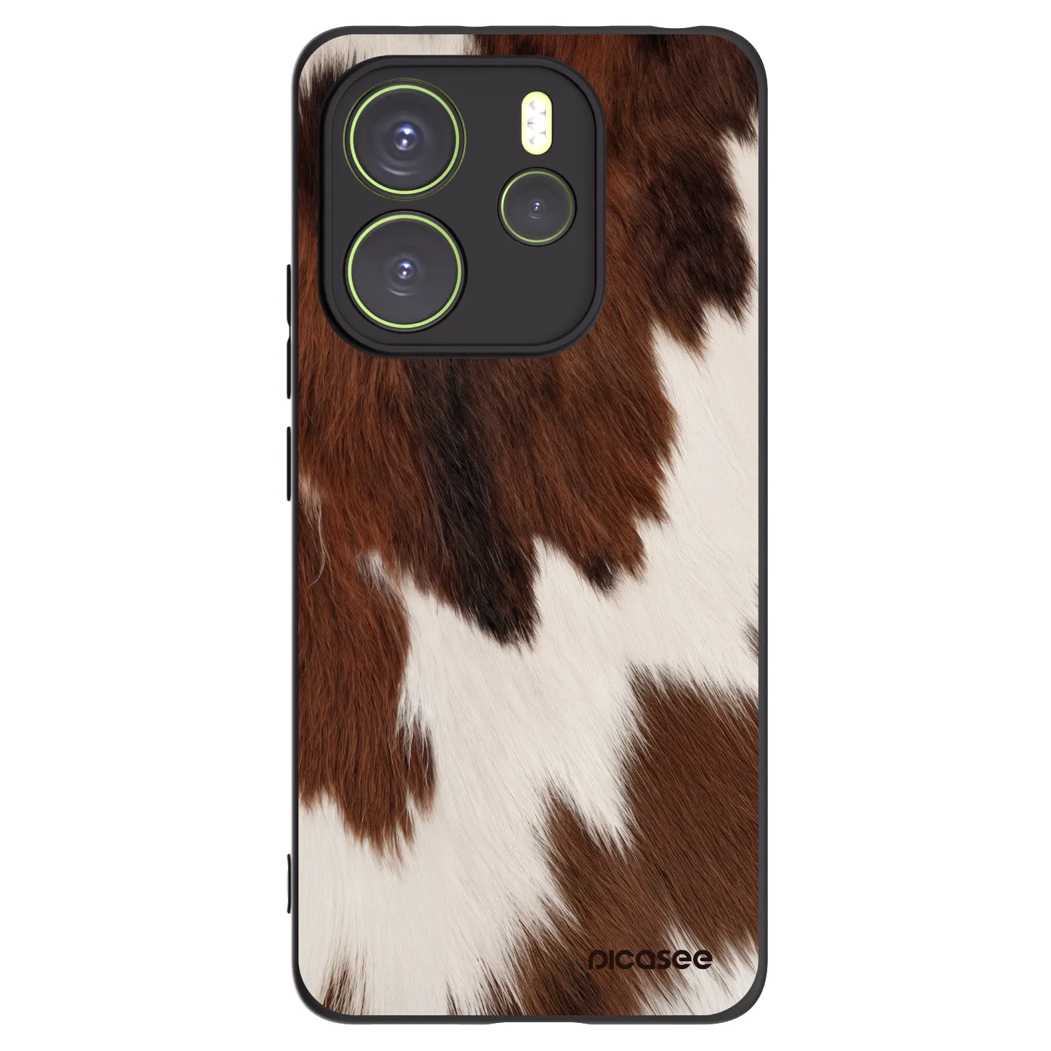 Picasee silikonowe czarne etui na Xiaomi Redmi Note 14 4G - Rustica
