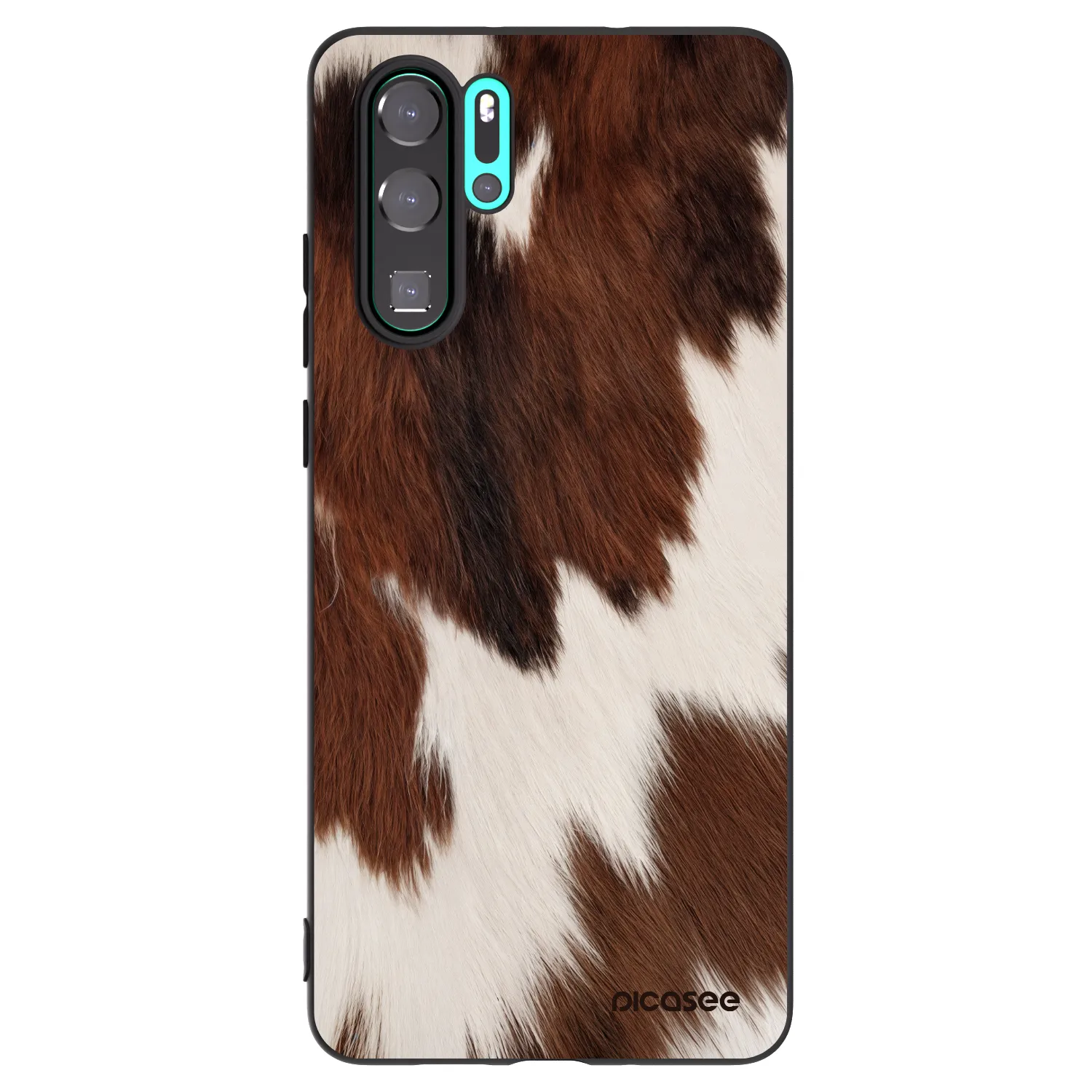 Picasee silikonowe czarne etui na Huawei P30 Pro - Rustica