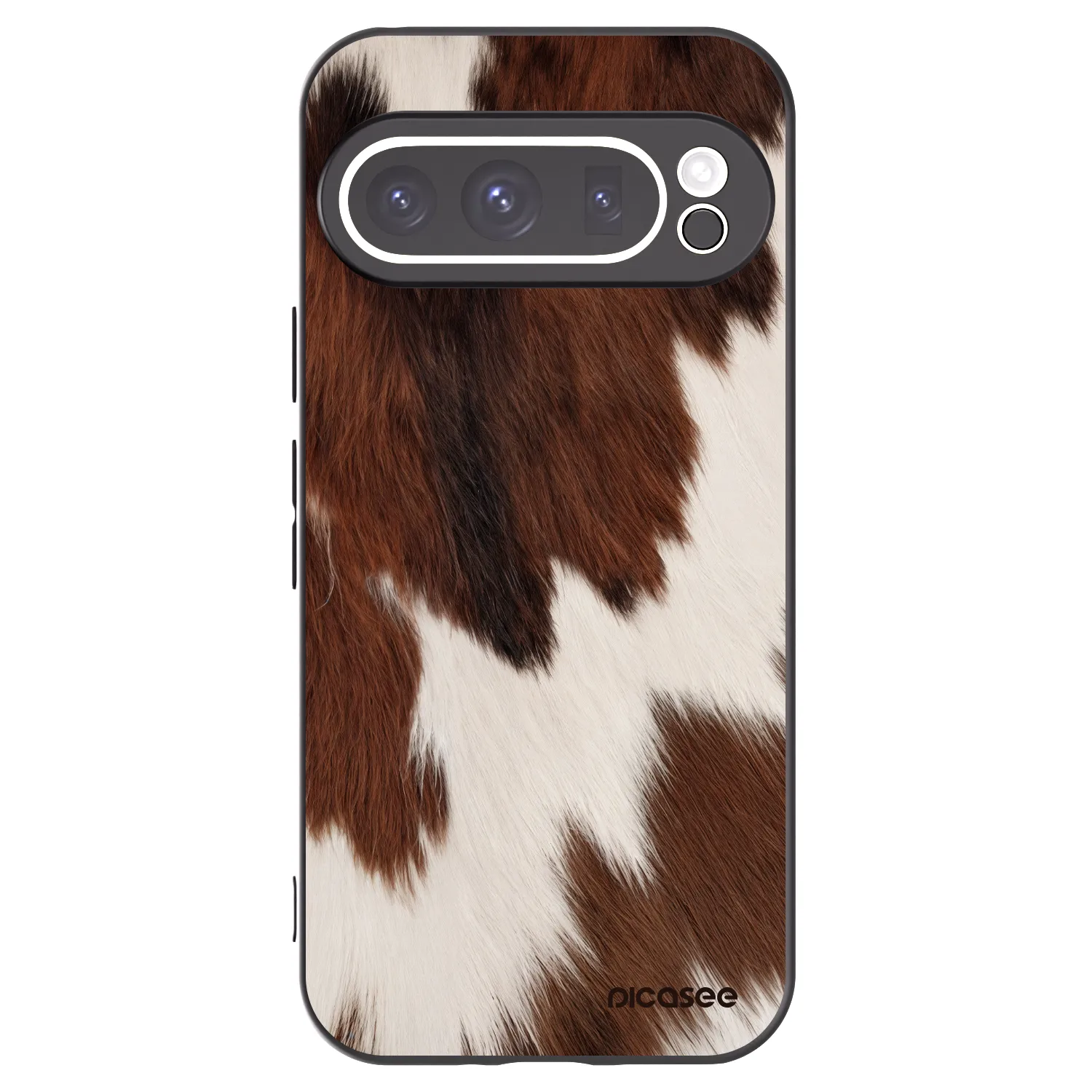 Picasee silikonowe czarne etui na Google Pixel 9 Pro - Rustica