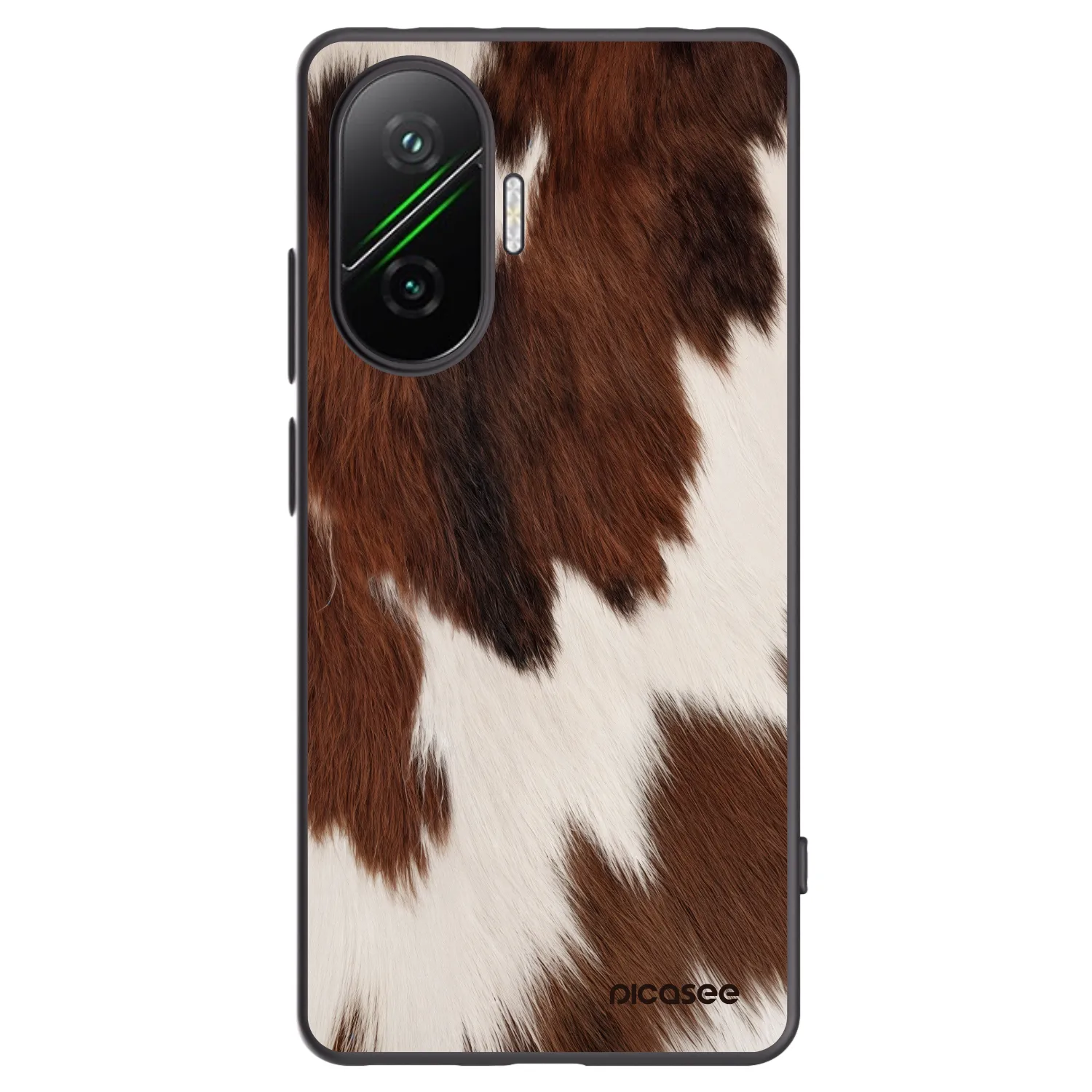 Picasee silikonowe czarne etui na Xiaomi Poco F7 Pro 5G - Rustica
