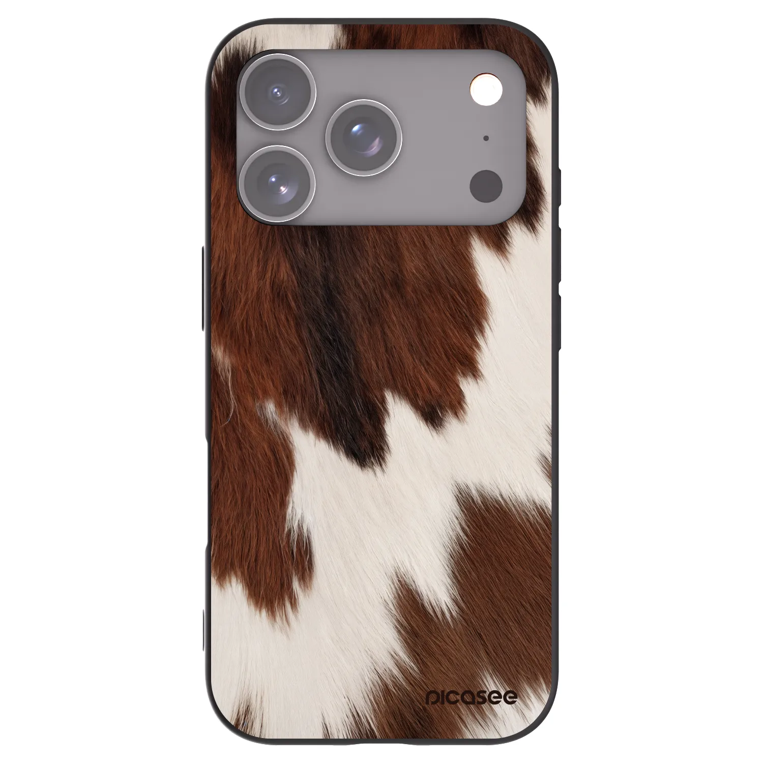 Picasee silikonowe czarne etui na Apple iPhone 17 Pro - Rustica