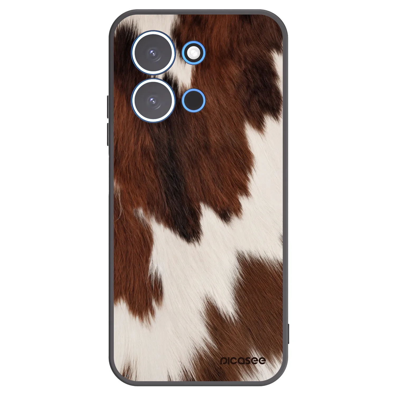 Picasee silikonowe czarne etui na Xiaomi Redmi 15C 4G - Rustica