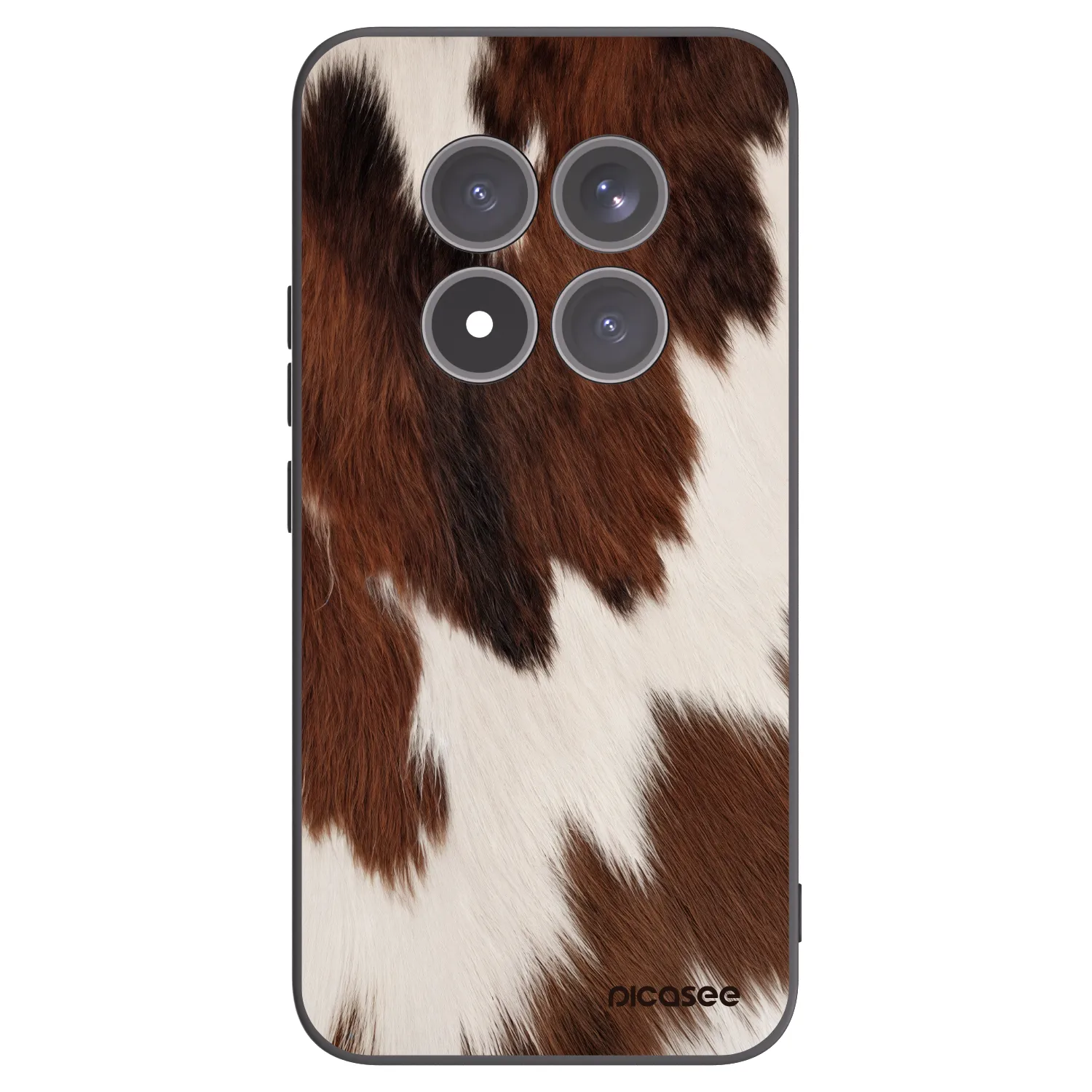 Picasee silikonowe czarne etui na Xiaomi Redmi Note 15 Pro+ - Rustica