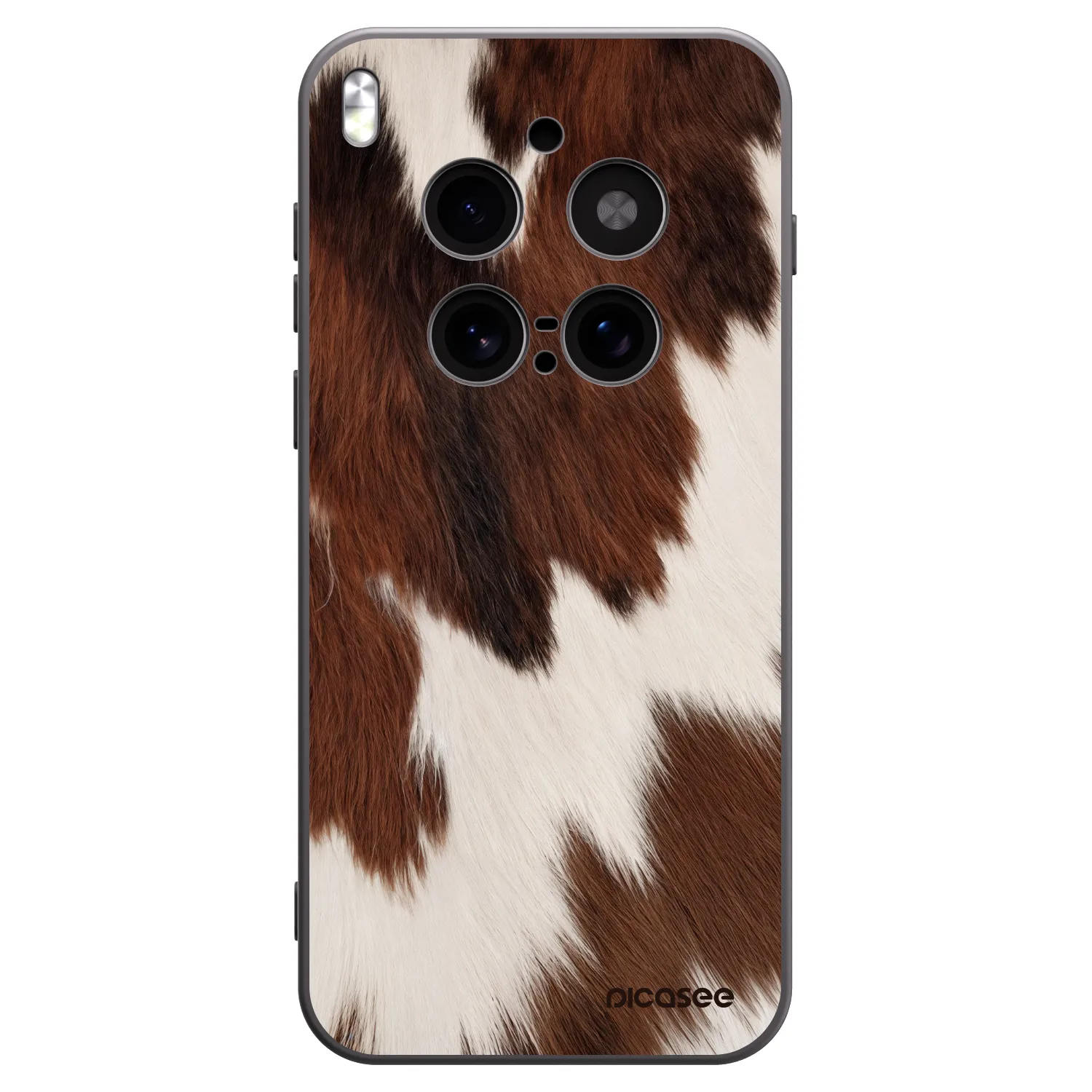 Picasee silikonowe czarne etui na Vivo X300 Pro - Rustica