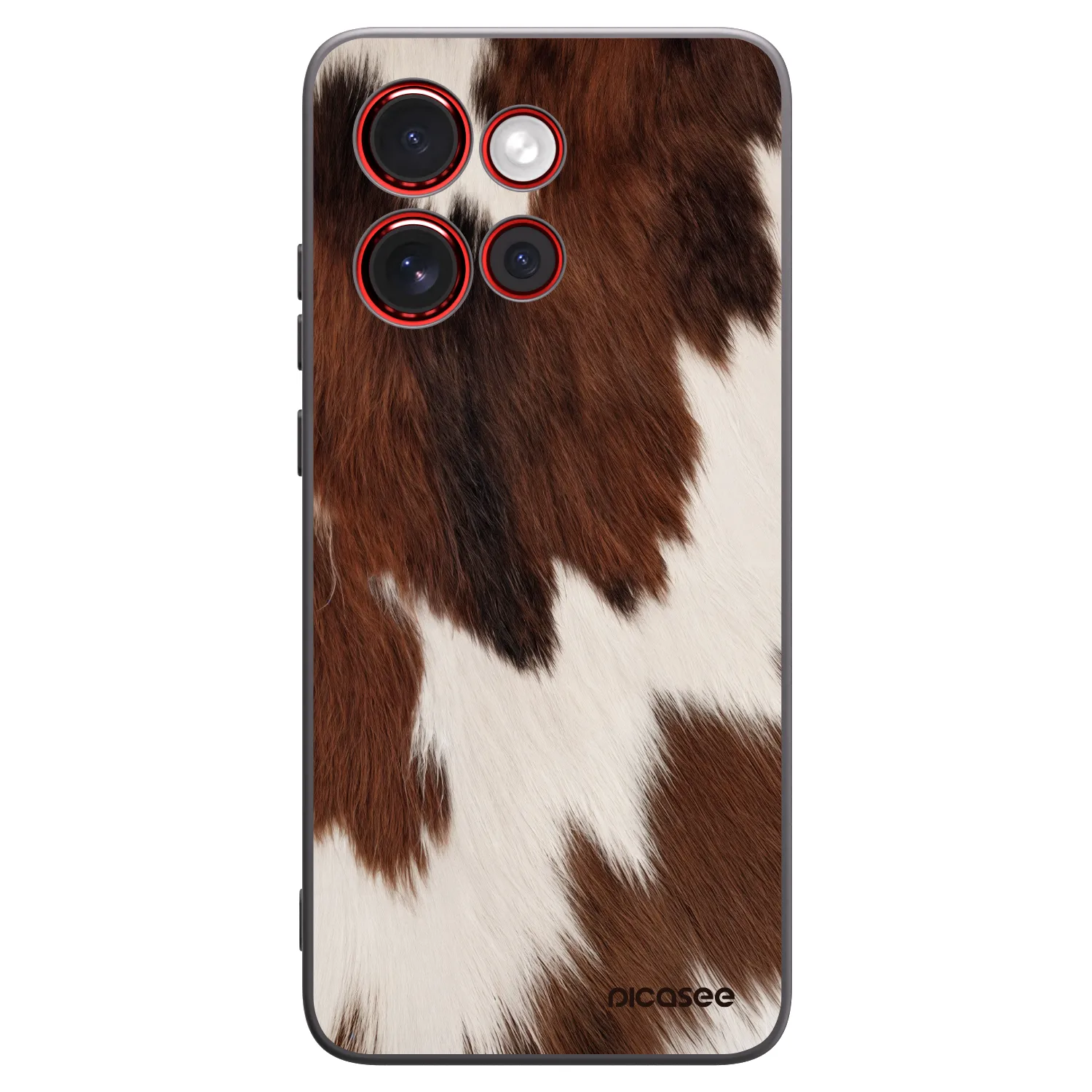 Picasee silikonowe czarne etui na Motorola Edge 60 Neo 5G - Rustica