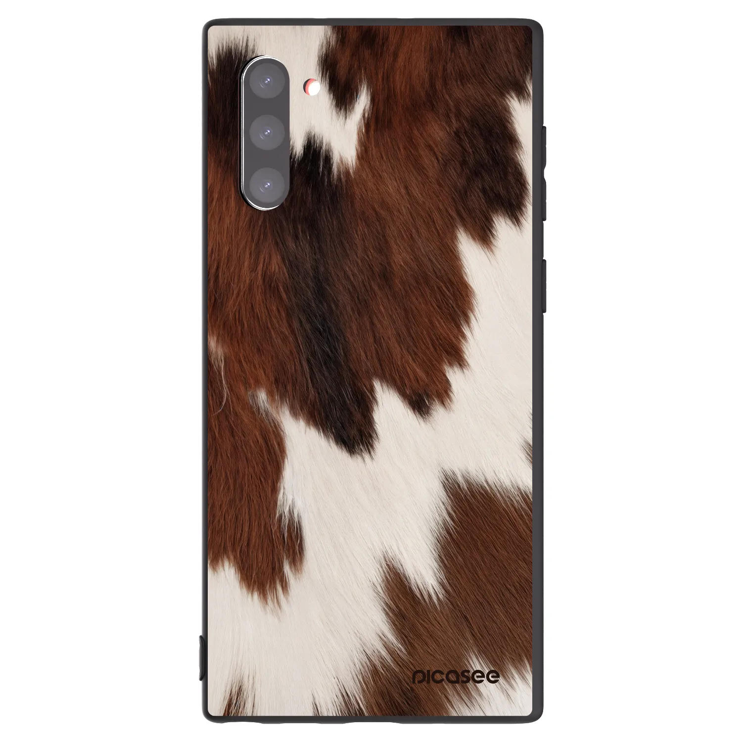 Picasee silikonowe czarne etui na Samsung Galaxy Note 10 N970F - Rustica