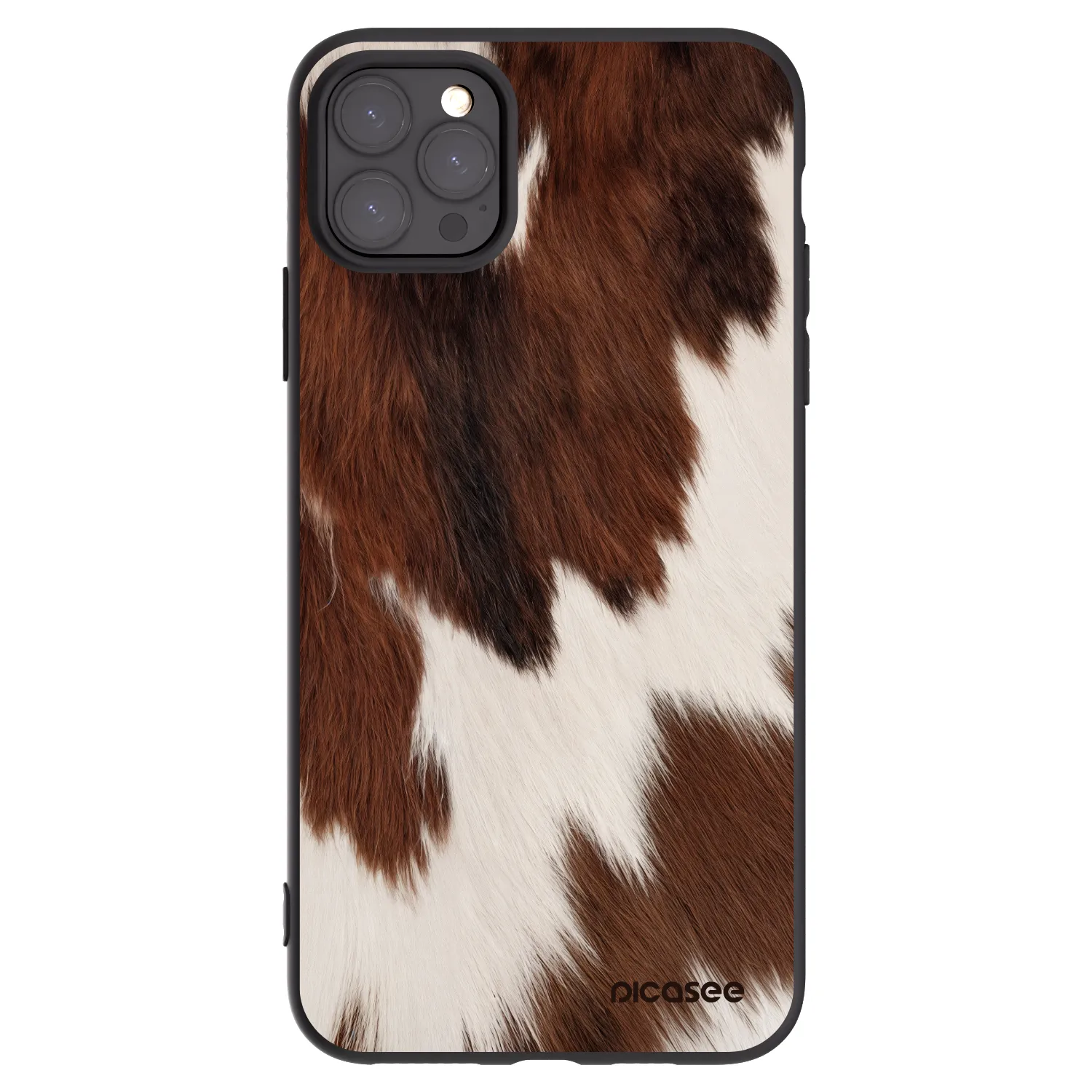 Picasee silikonowe czarne etui na Apple iPhone 11 Pro Max - Rustica