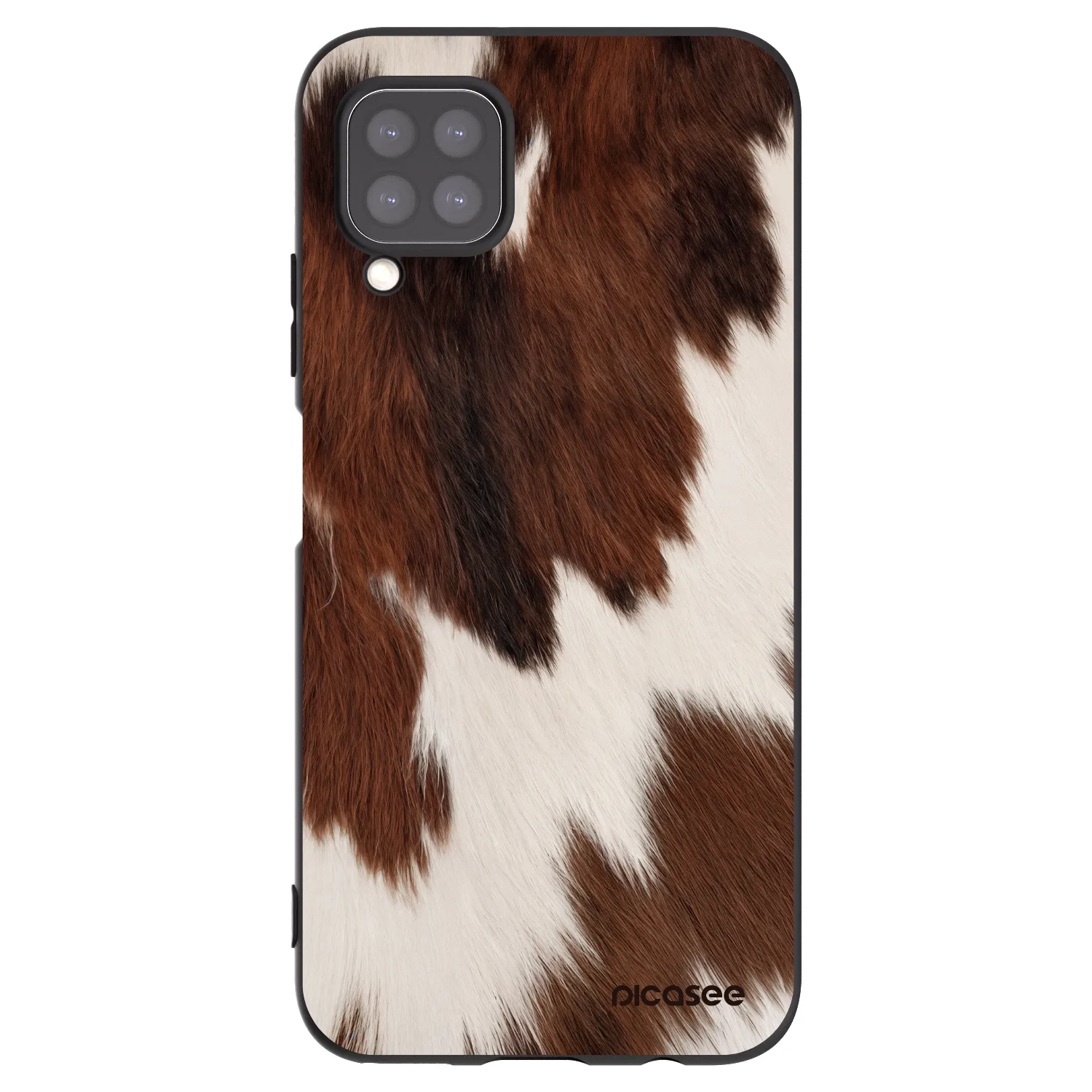 Picasee silikonowe czarne etui na Huawei P40 Lite - Rustica