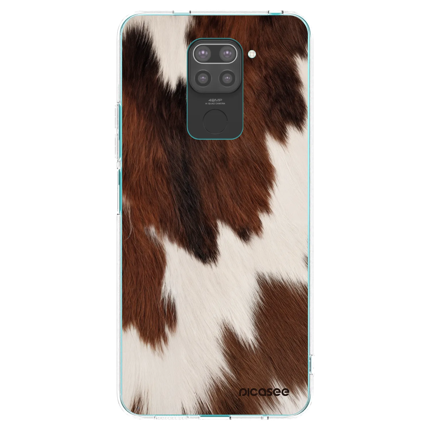 Picasee silikonowe czarne etui na Xiaomi Redmi Note 9 - Rustica