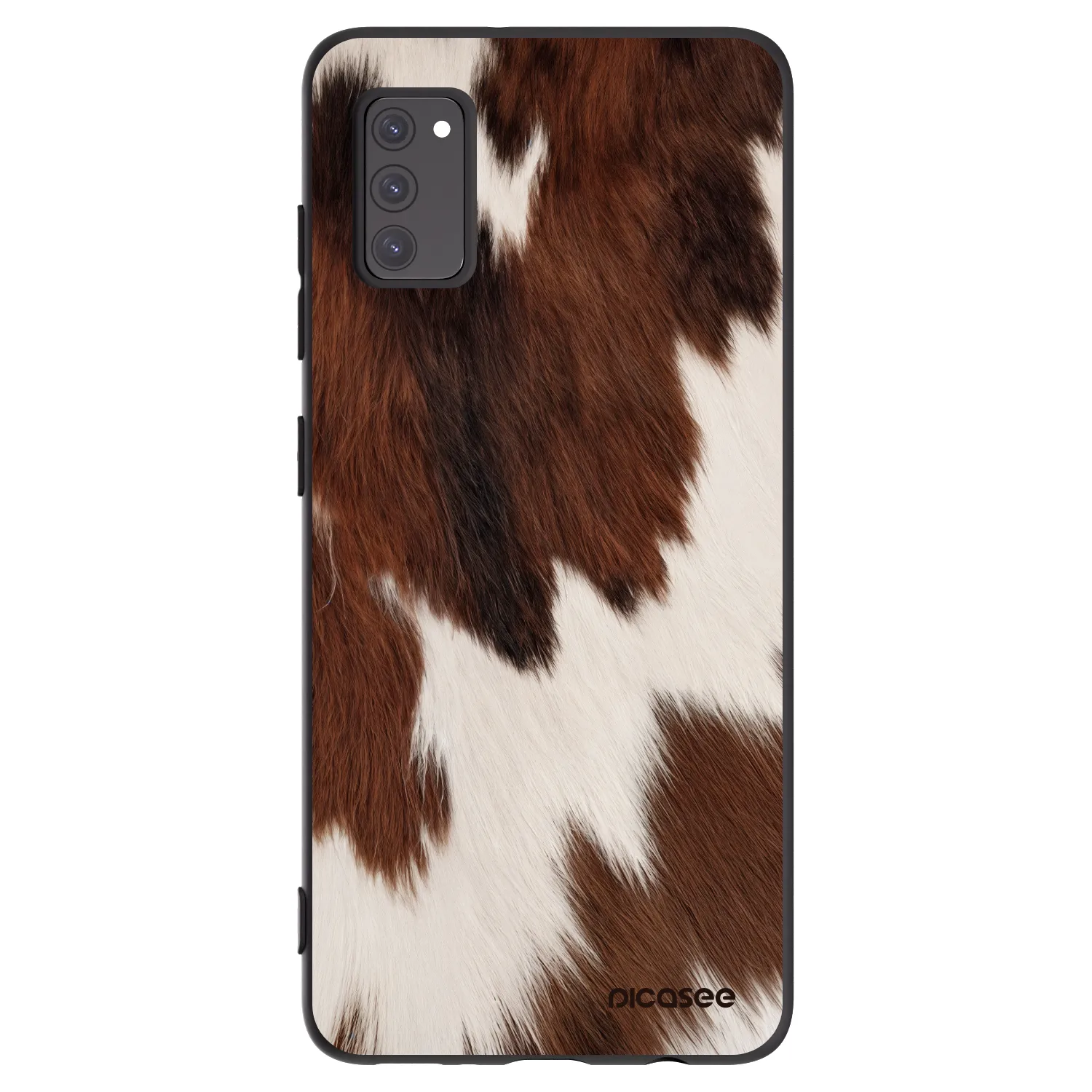 Picasee silikonowe czarne etui na Samsung Galaxy A41 A415F - Rustica