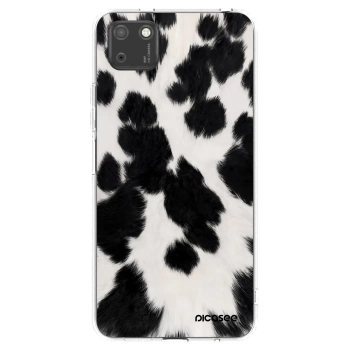 Picasee silikonowe przeźroczyste etui na Huawei Y5P - Black Moo