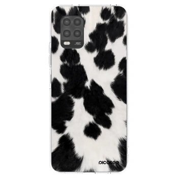 Picasee silikonowe przeźroczyste etui na Xiaomi Mi 10 Lite - Black Moo
