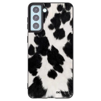 Picasee silikonowe czarne etui na Samsung Galaxy S21+ 5G G996F - Black Moo