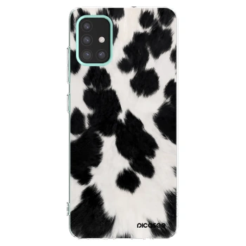 Picasee silikonowe przeźroczyste etui na Samsung Galaxy M31s - Black Moo