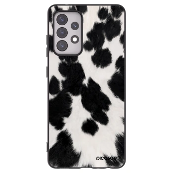 Picasee silikonowe czarne etui na Samsung Galaxy A52 5G A525F - Black Moo