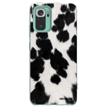 Picasee silikonowe przeźroczyste etui na Xiaomi Redmi Note 10 Pro - Black Moo