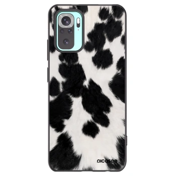 Picasee silikonowe czarne etui na Xiaomi Redmi Note 10 Pro - Black Moo