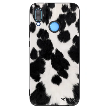 Picasee silikonowe czarne etui na Huawei P20 Lite - Black Moo