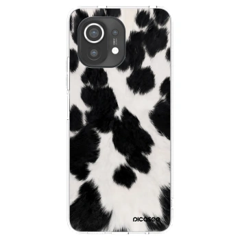 Picasee silikonowe przeźroczyste etui na Xiaomi Mi 11 - Black Moo