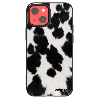 Picasee silikonowe czarne etui na Apple iPhone 13 mini - Black Moo