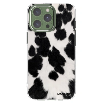 Picasee silikonowe przeźroczyste etui na Apple iPhone 13 Pro - Black Moo
