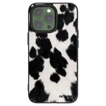 Picasee silikonowe czarne etui na Apple iPhone 13 Pro - Black Moo