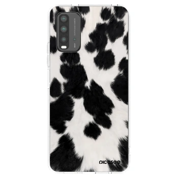 Picasee silikonowe przeźroczyste etui na Xiaomi Redmi 9T - Black Moo