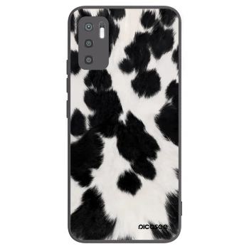 Picasee silikonowe czarne etui na Xiaomi Redmi Note 10 5G - Black Moo