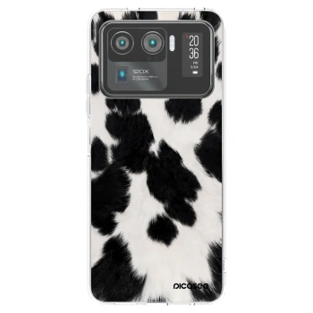 Picasee silikonowe przeźroczyste etui na Xiaomi Mi 11 Ultra - Black Moo