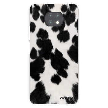 Picasee silikonowe przeźroczyste etui na Xiaomi Redmi Note 9T - Black Moo