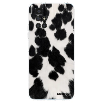 Picasee silikonowe przeźroczyste etui na Xiaomi Redmi 10 - Black Moo