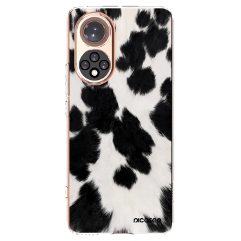 Picasee silikonowe przeźroczyste etui na Honor 50 5G - Black Moo