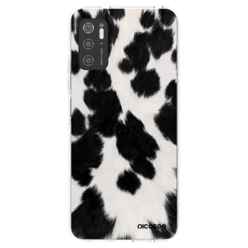 Picasee silikonowe przeźroczyste etui na Xiaomi Poco M3 Pro 5G - Black Moo