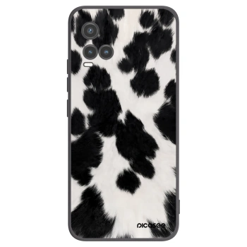 Picasee silikonowe czarne etui na Vivo Y33s - Black Moo