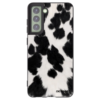 Picasee silikonowe czarne etui na Samsung Galaxy S21 FE 5G - Black Moo