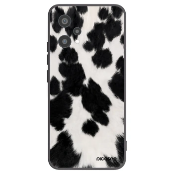 Picasee silikonowe czarne etui na Realme 9 Pro 5G - Black Moo
