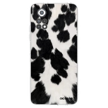 Picasee silikonowe przeźroczyste etui na Xiaomi Poco X4 Pro 5G - Black Moo
