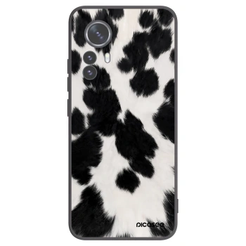 Picasee silikonowe czarne etui na Xiaomi 12 Pro - Black Moo