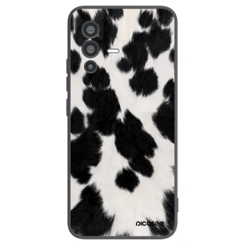 Picasee silikonowe czarne etui na Vivo V23 5G - Black Moo
