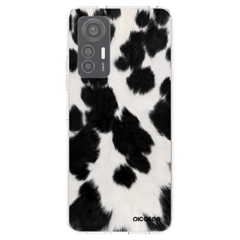 Picasee silikonowe przeźroczyste etui na Xiaomi 12 Lite - Black Moo